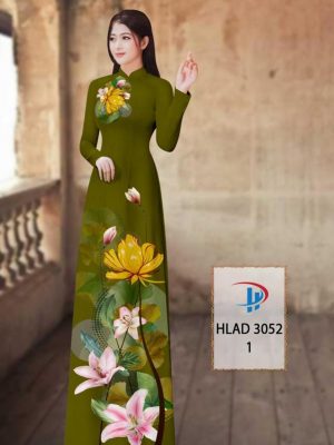 Vải Áo Dài Hoa Ly AD HLAD3052 27